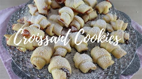 Croissant Cookies Recipe Eggless Cookies Recipe YouTube