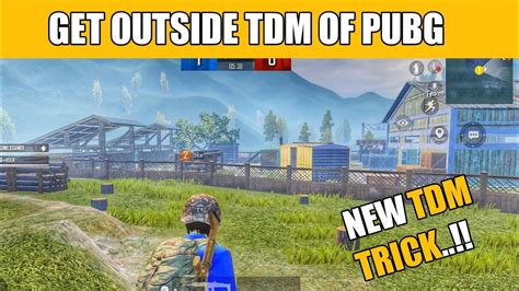 PUBG MOBILE TDM TOP NEW SECRET TRICKS GET OUTSIDE OF TDM IN PUBG