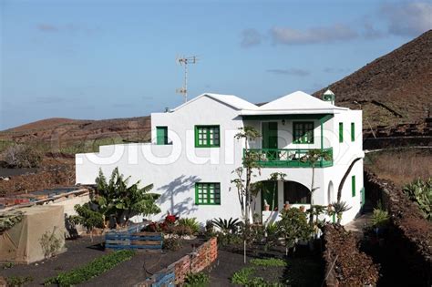 Traditional house on Canary Island ... | Stock image | Colourbox