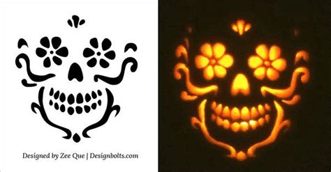 25+ bästa Pumpkin carving stencils 2016 idéerna på Pinterest | Karva ...