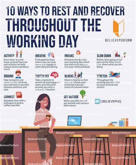 10 Ways To Rest And Recover Throughout The Working Day Believeperform