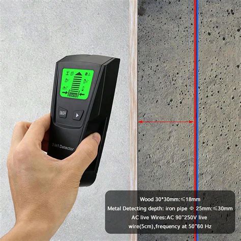 Metal Wood Detector In Stud Finder Lcd Screen Precise Position Stud