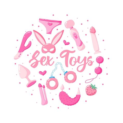 Premium Vector Vector Illustration Of Sex Toys Poster With Sex Toys