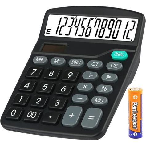 Calculatrice Calculatrice De Bureau Chiffres Grand Cran