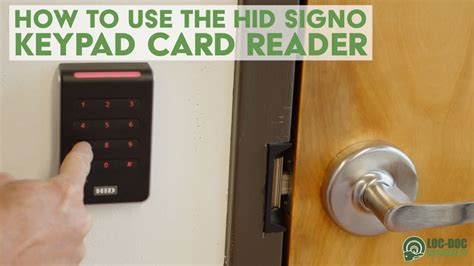 How To Use The Hid Signo Keypad Card Reader Brivo Youtube