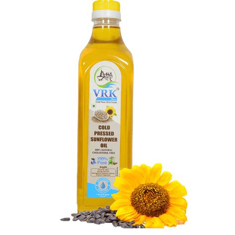 Cold Pressed Sunflower Oil 1 Ltr Diabeticfoodmart