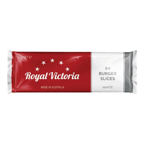 Royal Victoria White Burger Slices 1kg Bega Foodservices My