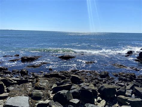 Walking The Cliff Walk In Newport Rhode Island