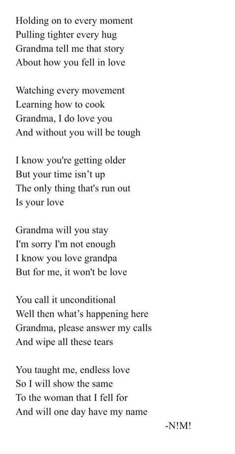 PoemLGBTQ Grandma Grandma Poem Missing Someone In Heaven Missing