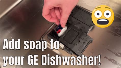 How To Use Dishwasher Pods In Ge Dishwasher Youtube