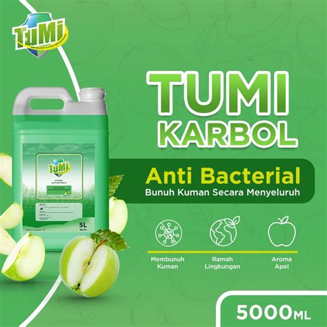 Jual Karbol Pembersih Lantai Anti Bacterial Wangi Aroma Apel Liter