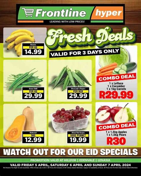 Frontline Hyper Fresh Deals 05 April 06 April 2024 —za