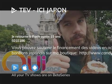 Where To Watch Tev Ici Japon Season 1 Episode 186 Full Streaming