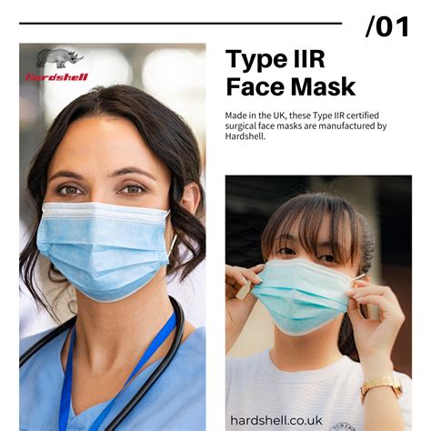 Made In The Uk The Type Iir Certified Surgical Face Masks By Hardshell