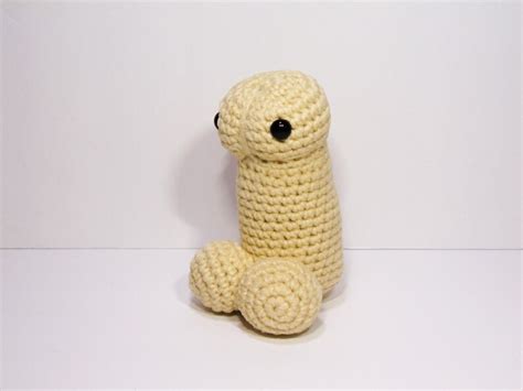 Crochet Penis Gag Toy Male Anatomy Adult Content Etsy