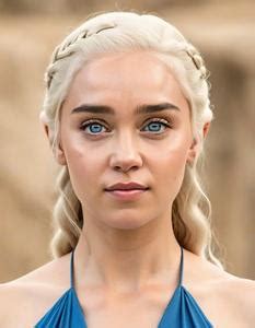 Daenerys Targaryen Blue Dress Face Swap Insert Your Face ID 1008719