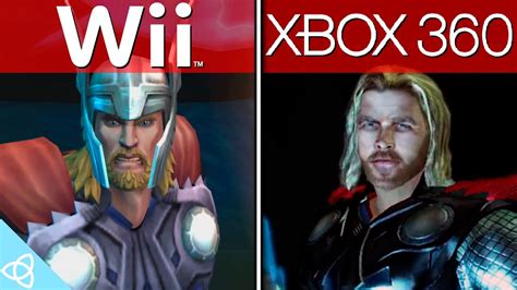 Thor God Of Thunder Wii Vs Ps3x360 Side By Side Youtube