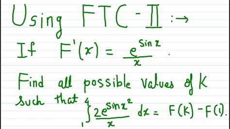 Lecture 23 Fundamental Theorem Of Calculus II Meaning And Examples