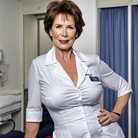 Busty Curvy Milf Celia Imrie 55yo Sexy Nurse By Nick Playground