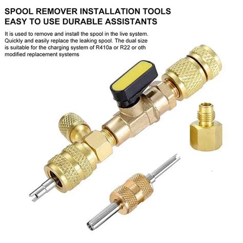 Removedor De N Cleo Da V Lvula Para Sistema HVAC Installer Tool Dual