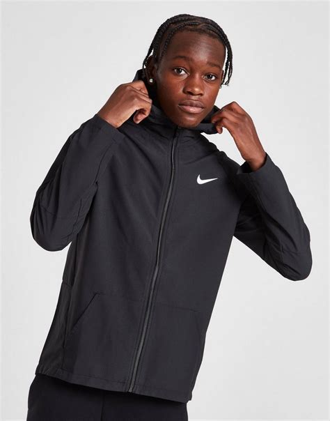 Black Nike Dri Fit Woven Jacket Junior Jd Sports Ireland