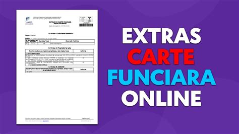 De Unde Se Scoate Extras De Carte Funciara Pentru Informare Online De