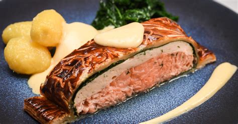 Our Salmon En Croute Recipe The Atlantic Hotel In Jersey