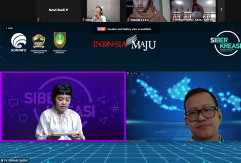 Webinar Gerakan Nasional Literasi Digital Siberkreasi 2021