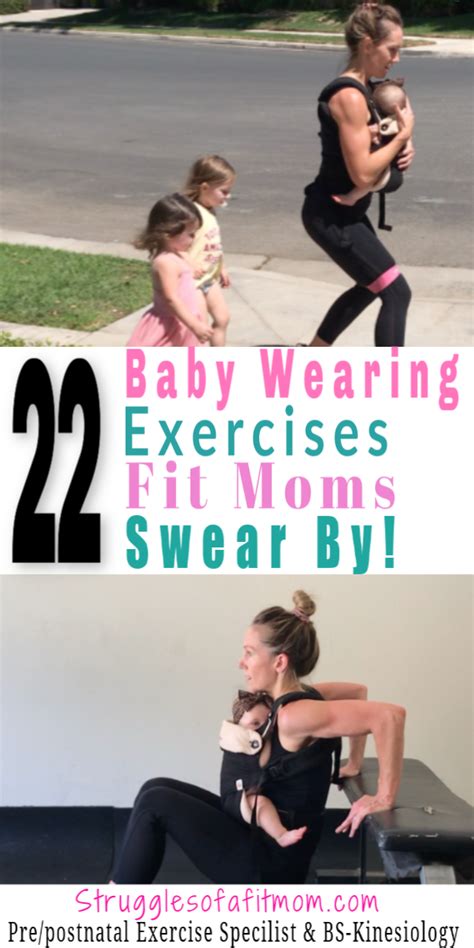 Fun Babywearing Exercises To Work Your Entire Body Post Partum