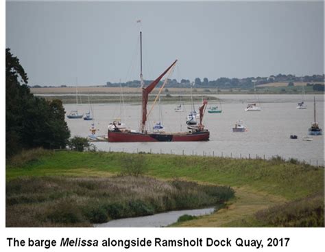 Barge Wharves On The River Deben River Deben Associationriver Deben