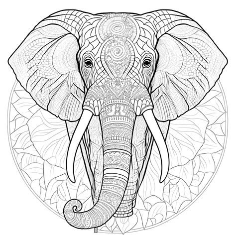 Mandala Elefant Zum Ausdrucken Und Ausmalen Kostenlose Ausmalbilder