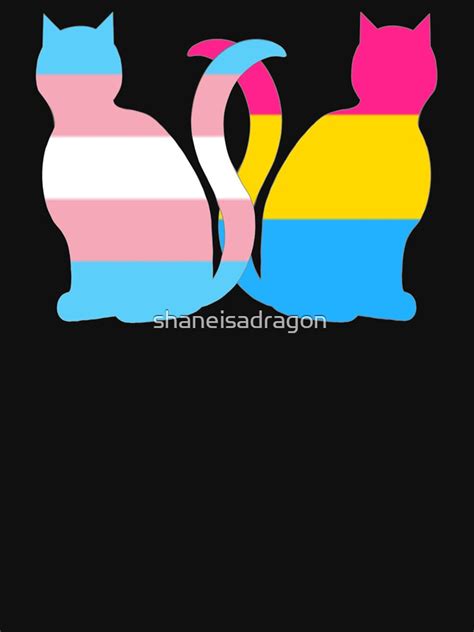 Trans Pansexual Pride Cats Zipped Hoodie By Shaneisadragon Redbubble