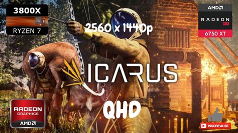 Icarus RX 6750 XT 12GB QHD 2560 X 1440p All Settings E FSR