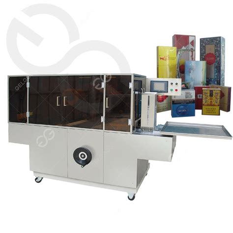 Automatic Bopp Cigarettes Tea Box Cellophane Film Packing Machine