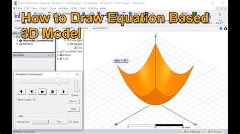 How To Draw Equation Based 3d Model Youtube