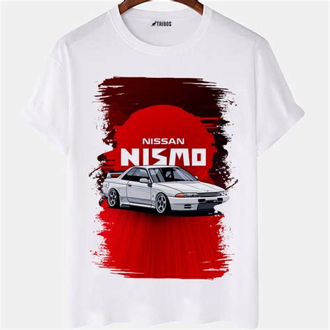 Camiseta Masculina Nissan Nismo Skyline Carro Desenho Camisa Blusa