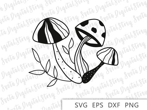 Pilz Svg Pilze Png Clipart Trendy Svg Dateien F R Cricut Etsy Schweiz