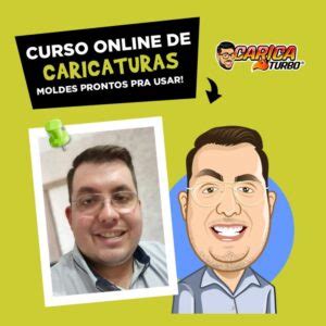 Curso Caricaturbo Bom Mil Moldes De Caricatura