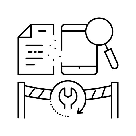 Computer Forensics Services Line Icon Vector Illustration 19594267