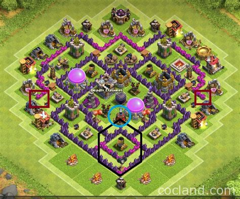 The Mantis: Best Base Layout for Town Hall 7 | Clash of Clans