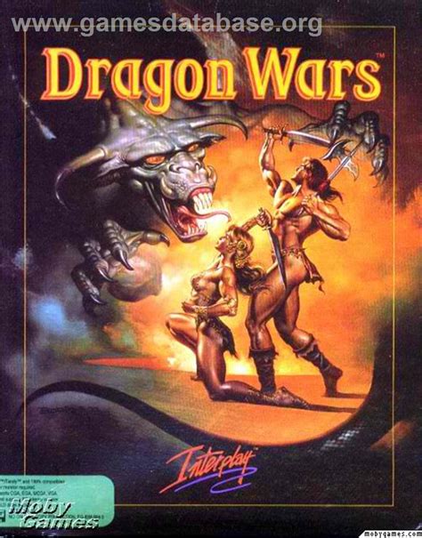 Dragon Wars Microsoft Dos Artwork Box