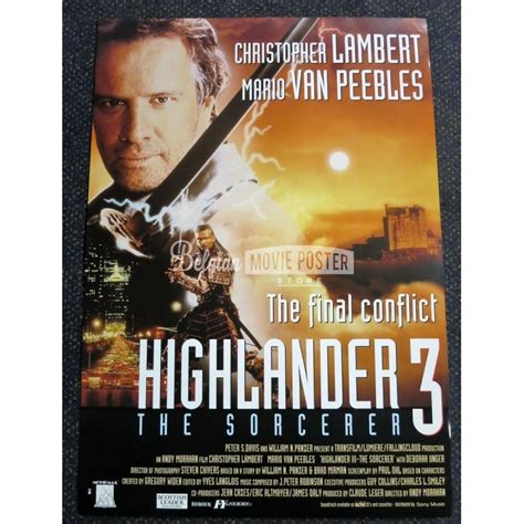 HIGHLANDER III : THE SORCERER - Belgian Movie Poster Store