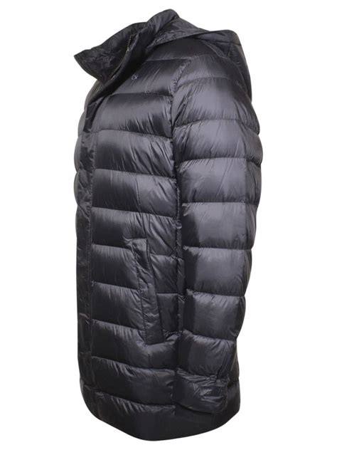 Calvin Klein Men S Water Resistant Zip Front Hooded Down Puffer Jacket