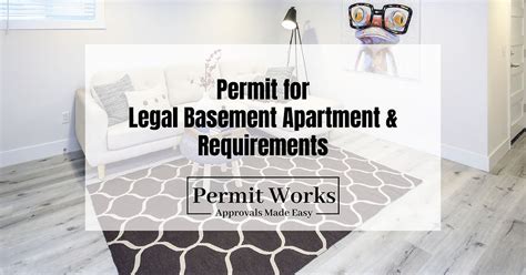 Permit For Legal Basement Apartment And Requirements