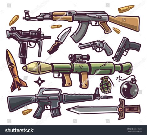 68,803 A gun cartoon Images, Stock Photos & Vectors | Shutterstock