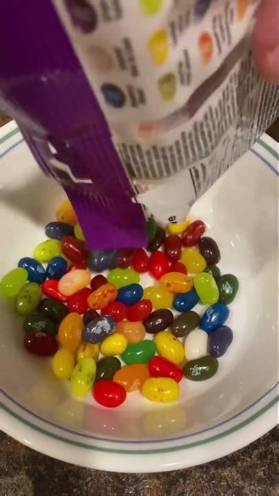 🌈 Most Satisfying Jelly Bean 🫘 Candy 🍬 Shorts Asmrsounds Fun Youtube