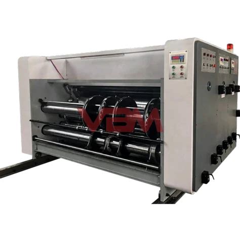 Double Color Printer Slotter Rs Machine Rs With Chain Feeding Table