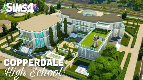 Copperdale High School The Sims 4 Stop Motion [no Cc] Youtube