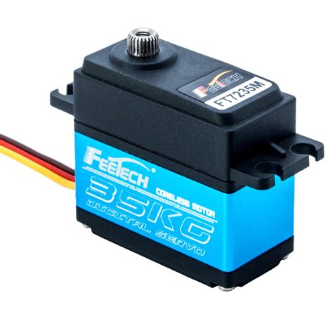 Buy Feetech Ft7235m 35kg Servo Motor High Voltage Aluminium High Torque Rc Servo Full Metal Gear