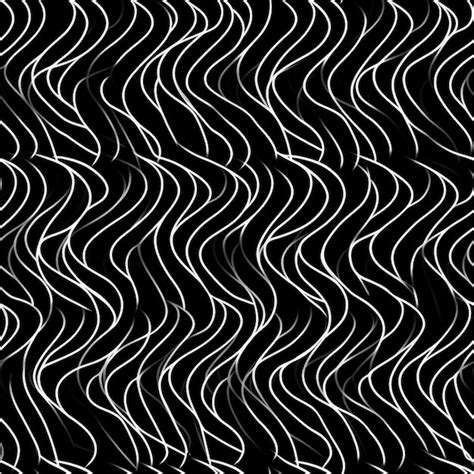 Un fondo abstracto en blanco y negro con líneas onduladas ai generativa